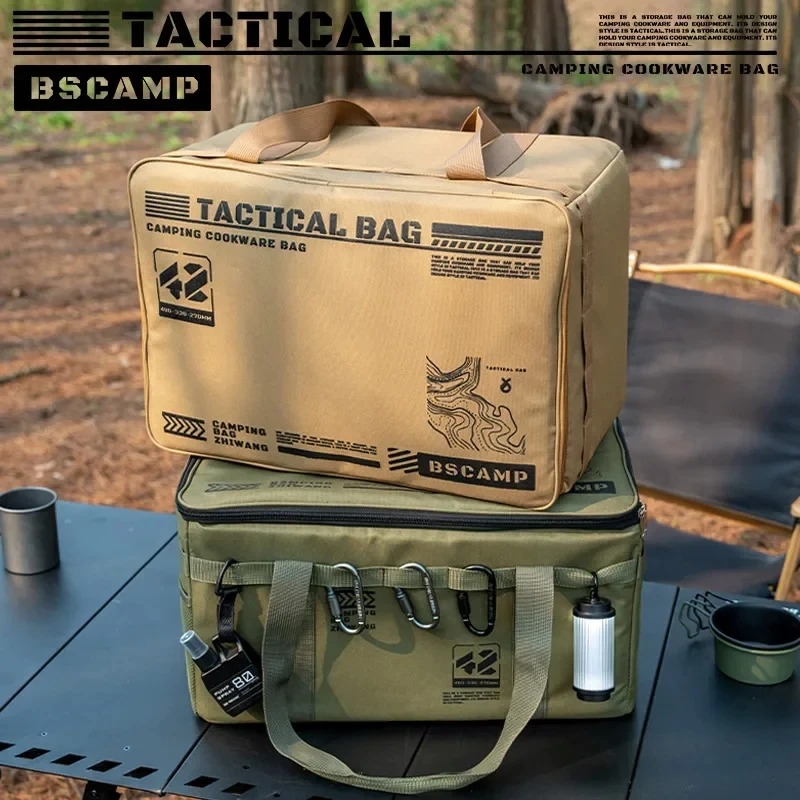 Camping Cooking Organizer - Складная изолированная водонепроницаемая тактическая сумка для
