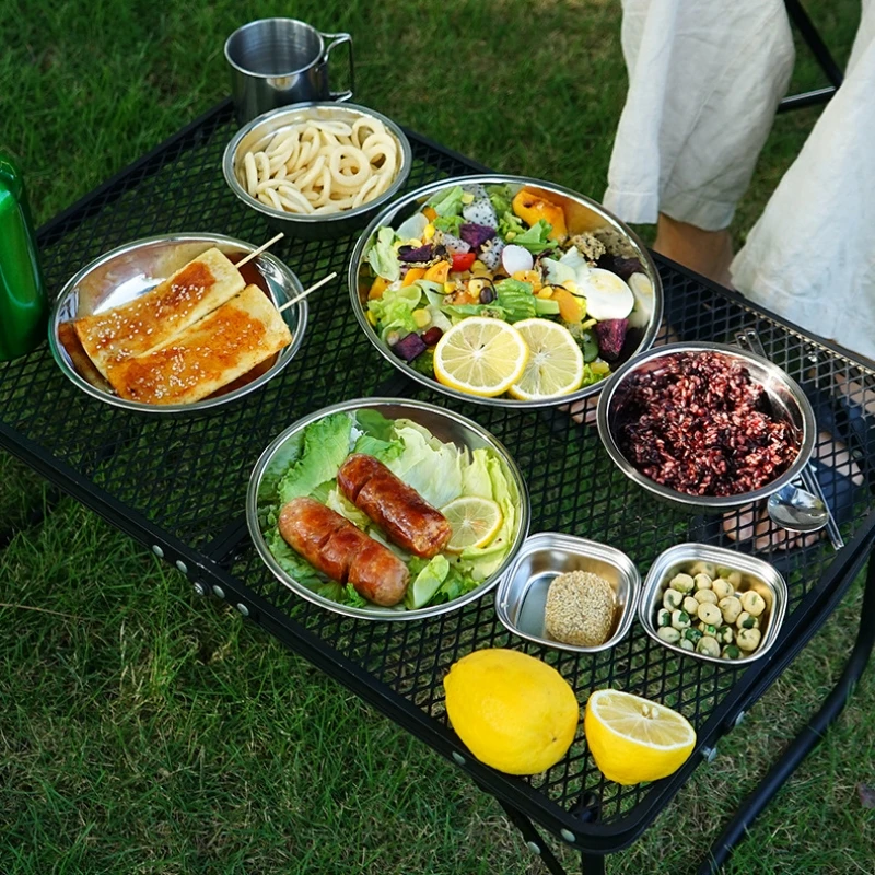 Портативная обеденная тарелка  – обзор и цена Camping Cooking Dining Set