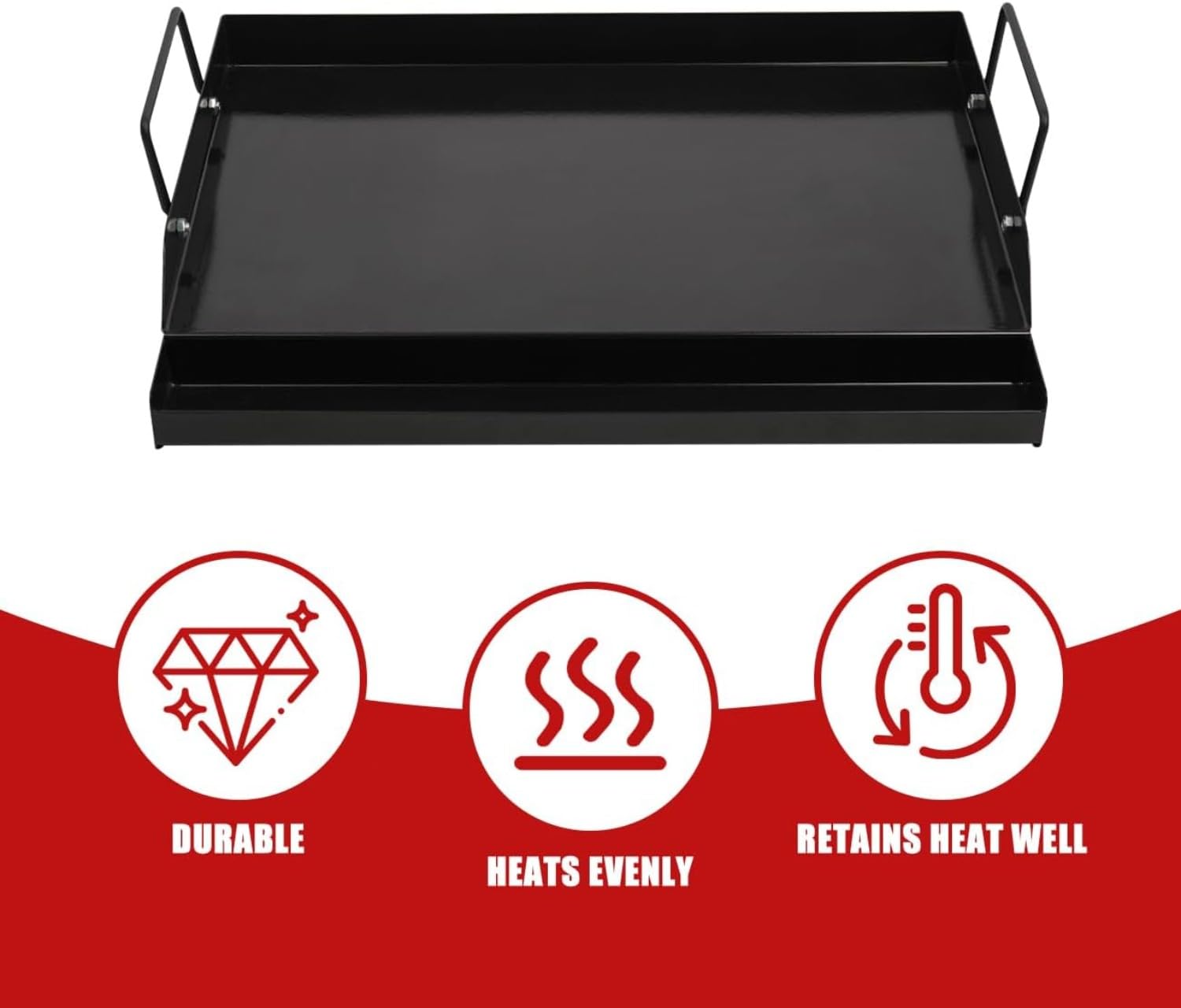 Чугунная сковорода-гриль с ант – обзор и цена Camping Cooking Flat Top