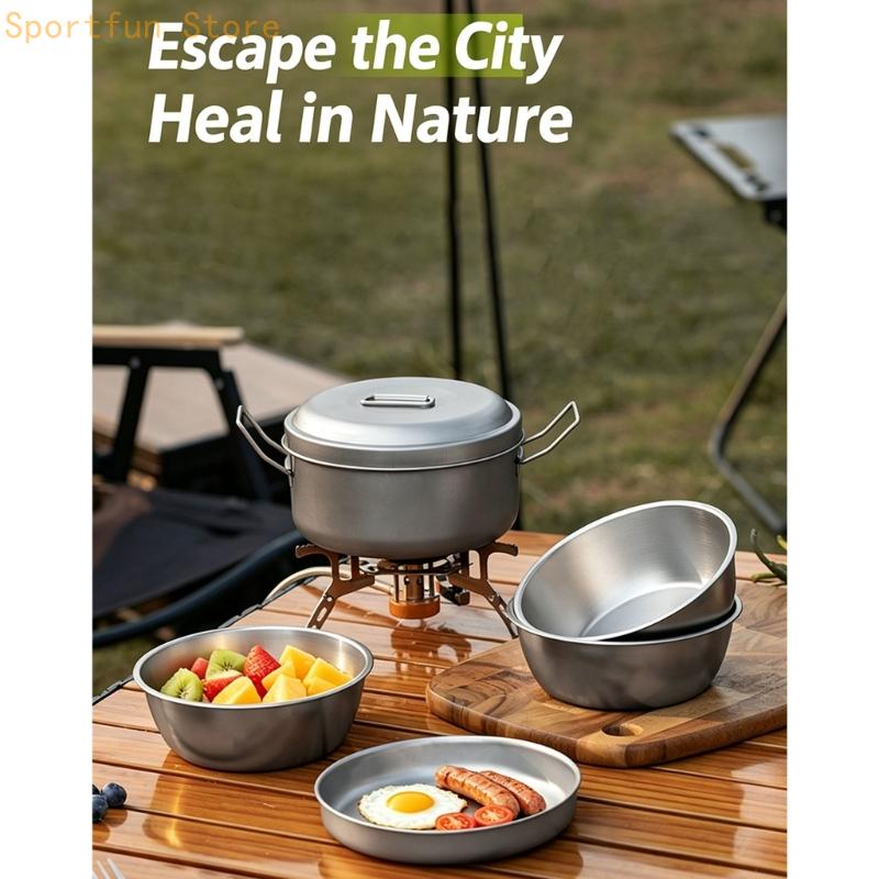 Группа посуды для походной еды – обзор и цена Camping Cooking Dining Set