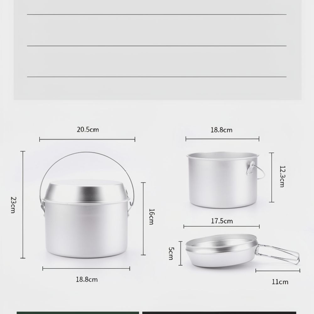 Набор посуды для кемпинга, пре – обзор и цена Camping Cooking Dining Set