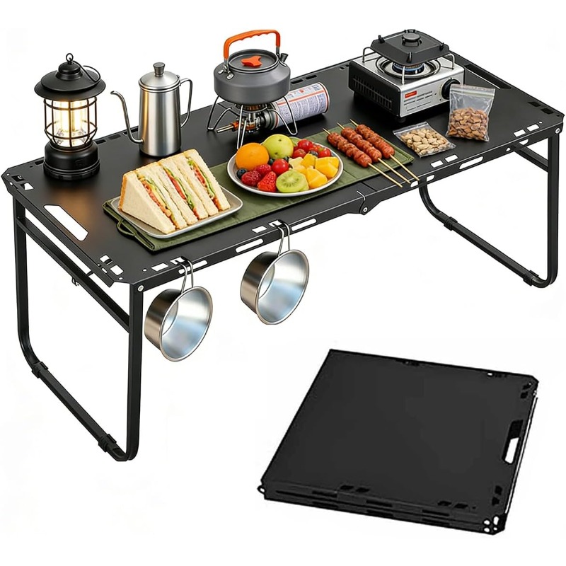 Регулируемый складной портатив – обзор и цена Camping Cooking Table