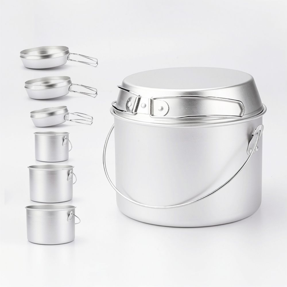 Набор походной алюминиевой пос – обзор и цена Camping Cooking Dining Set